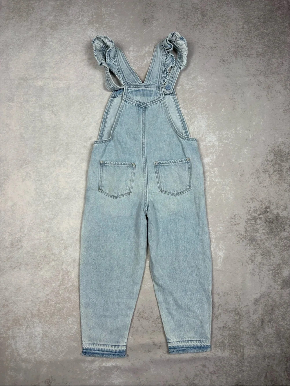 NWT Gap x Disney Baby Toddler Minnie Mouse Denim Overalls w/ Washwell